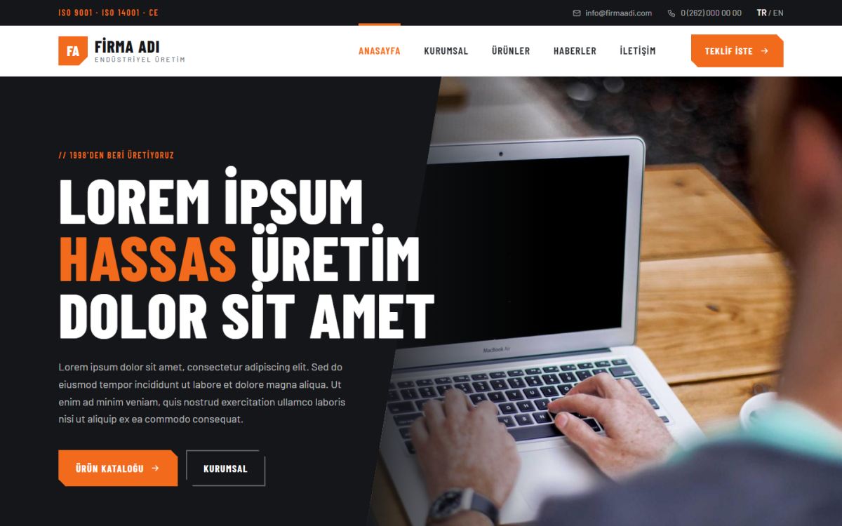 Endüstriyel Üretim teması