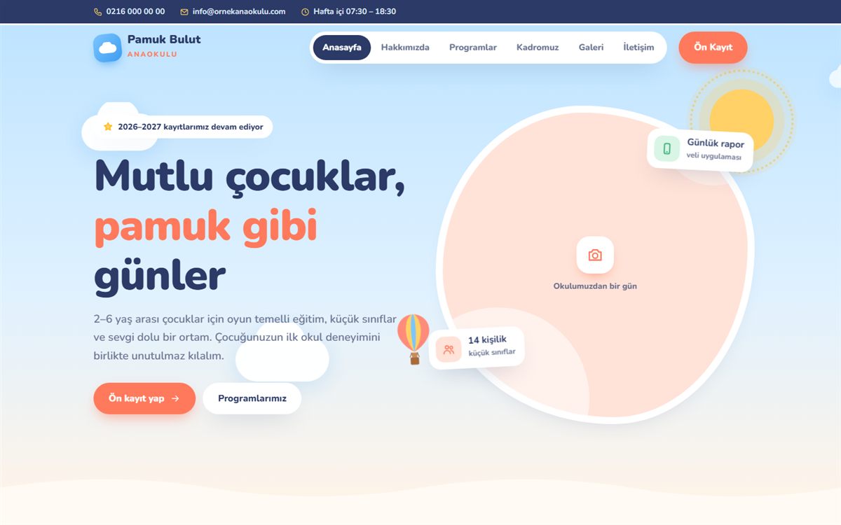 Anaokulu Ön Kayıt Dönemi: Web Sitenizle Daha Fazla Veliye Ulaşmanın Yolları